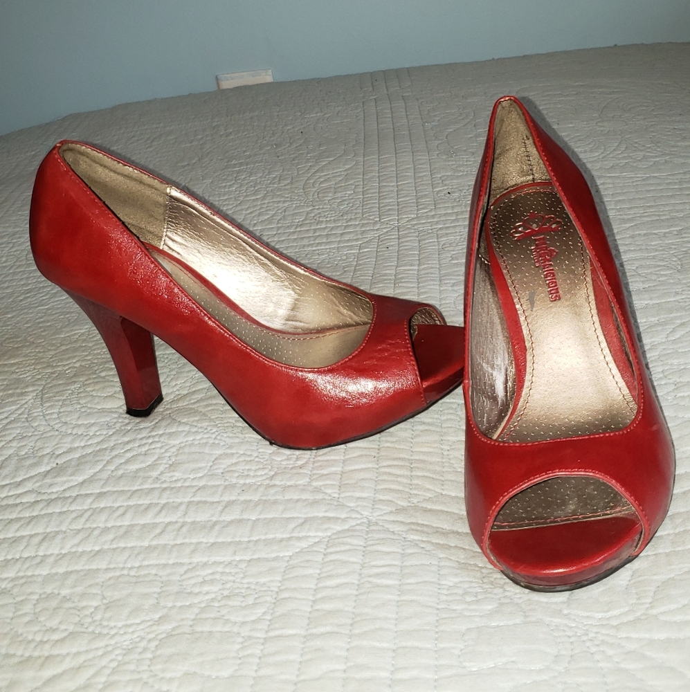 Red high heels